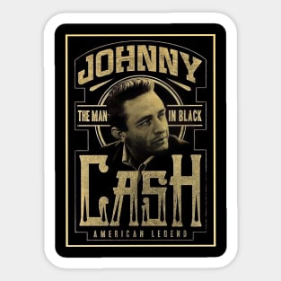 Johnny cash Sticker